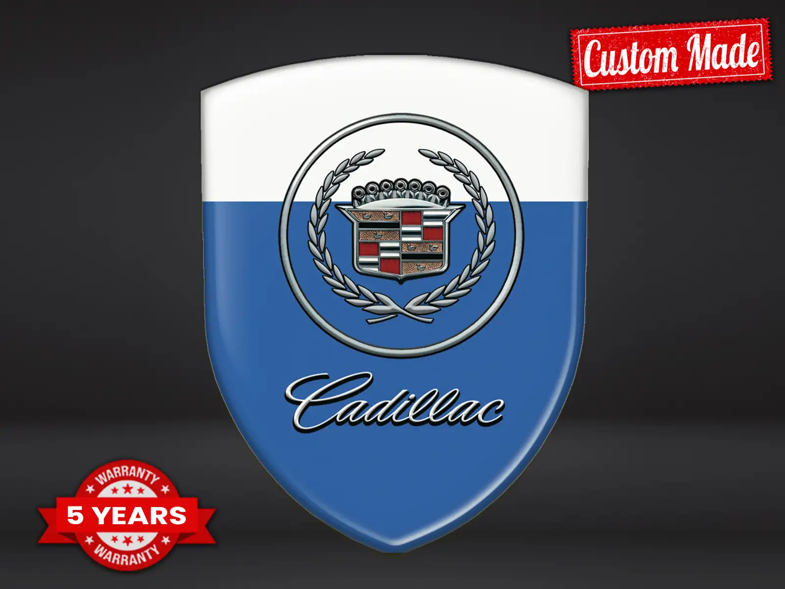 Cadillac Insignias En Relieve Duraderas Máximo Estilo Pro Rendimiento